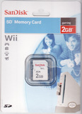 Memory -- Sandisk SD Memory Card 2GB (Nintendo Wii)